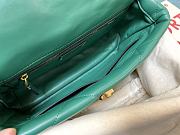 Fortok Valentino Garavani Roman Stud Shoulder Bag Green 28x 18x 8cm - 5
