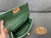 Fortok Valentino Garavani Roman Stud Shoulder Bag Full Green 28x 18x 8cm - 3