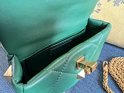Fortok Valentino Garavani Roman Stud Small Shoulder Bag Green 19 x 13 x 6cm - 5