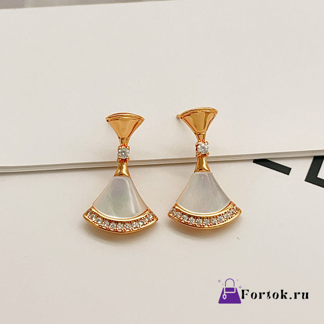 Fortok Bulgari Divas' Dream Rose Gold Earrings - 1