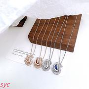 Fortok Swarovski Swan Pendant Rose Gold/ Pink - 2
