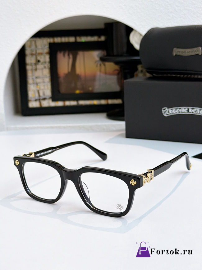 Fortok Chrome Hearts Cox Ucker Square-Frame Glasses Multicolor - 1
