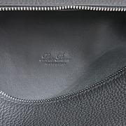 Fortok Extra Pocket L19 Grained Calfskin Charcoal Gray 11 x 19 x 6.5 cm - 6