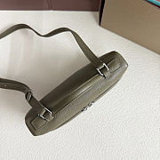 Fortok Extra Pocket L19 Grained Calfskin Olive Green 11 x 19 x 6.5 cm - 5