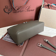 Fortok Extra Pocket L19 Grained Calfskin Taupe 11 x 19 x 6.5 cm - 6