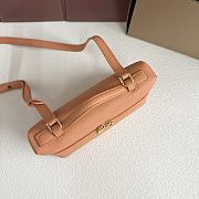 Fortok Extra Pocket L19 Grained Calfskin Cinnamon Orange 11 x 19 x 6.5 cm - 6