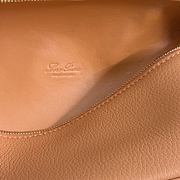 Fortok Extra Pocket L19 Grained Calfskin Cinnamon Orange 11 x 19 x 6.5 cm - 5