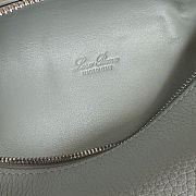 Fortok Extra Pocket L19 Grained Calfskin Powder Blue 11 x 19 x 6.5 cm - 6