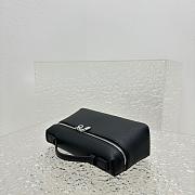 Fortok Extra Pocket L19 Grained Calfskin Black 11 x 19 x 6.5 cm - 5