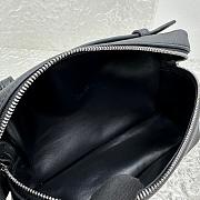 Fortok Extra Pocket L19 Grained Calfskin Black 11 x 19 x 6.5 cm - 3