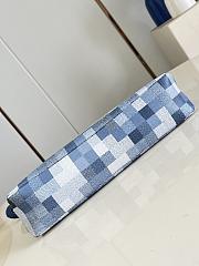 Fortok Louis Vuittonn Pochette Voyage Souple Pouch Damoflage Coated Canvas Denim M28846 30 x 21 x 7.5 cm - 3
