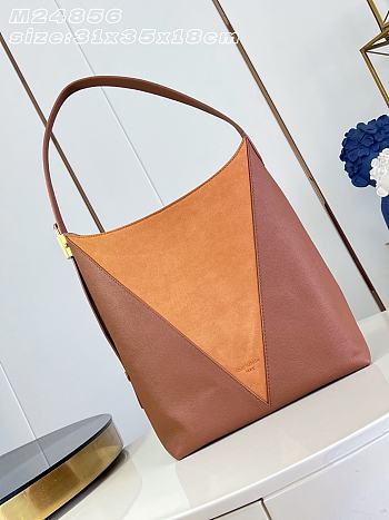 Fortok Louis Vuitton Low Key Hobo MM Cogna 31 x 35 x 18 cm