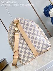 Fortok Louis Vuitton Keepall Bandoulière 45 Damier Azur canvas 45 x 27 x 20cm - 4