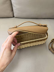 Fortok Loro Piana Extra Pocket L19 Raffia Tan 19*7*12cm - 6
