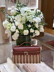 Fortok Loro Piana Extra Pocket L19 Wicker Red 19*7*12cm - 6