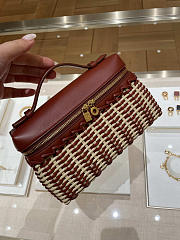 Fortok Loro Piana Extra Pocket L19 Wicker Red 19*7*12cm - 3