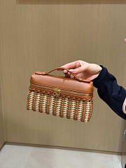 Fortok Loro Piana Extra Pocket L19 Wicker Brown 19*7*12cm - 6