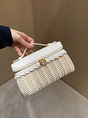 Fortok Loro Piana Extra Pocket L19 Wicker White 19*7*12cm - 1