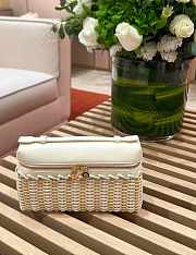 Fortok Loro Piana Extra Pocket L19 Wicker White 19*7*12cm - 5