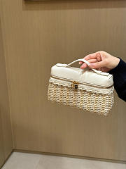 Fortok Loro Piana Extra Pocket L19 Wicker White 19*7*12cm - 4