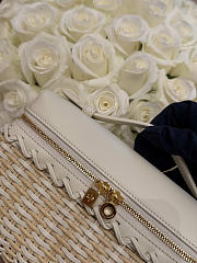 Fortok Loro Piana Extra Pocket L19 Wicker White 19*7*12cm - 3