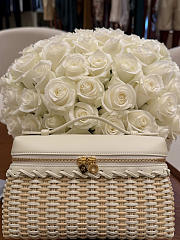 Fortok Loro Piana Extra Pocket L19 Wicker White 19*7*12cm - 2