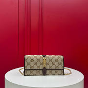 Fortok Gucci Jackie wallet on chain San and Brown 19x9x4cm - 1