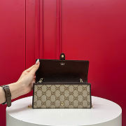 Fortok Gucci Jackie wallet on chain San and Brown 19x9x4cm - 6