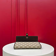 Fortok Gucci Jackie wallet on chain San and Brown 19x9x4cm - 5