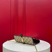Fortok Gucci Jackie wallet on chain San and Brown 19x9x4cm - 4