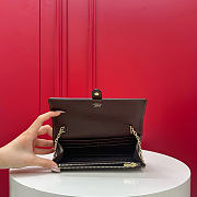 Fortok Gucci Jackie wallet on chain San and Brown 19x9x4cm - 2