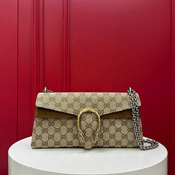 Fortok Gucci Dionysus medium shoulder bag 28 x 14 x 7cm