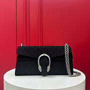 Fortok Gucci Dionysus shoulder bag black GG canvas 28 x 14 x 7cm  - 1