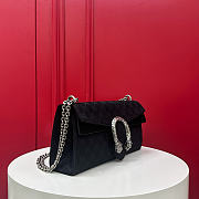 Fortok Gucci Dionysus shoulder bag black GG canvas 28 x 14 x 7cm  - 5