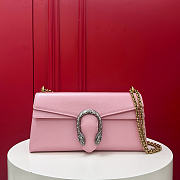 Fortok Gucci Dionysus Shoulder Bag Pink Leather 28 x 14 x 7cm  - 1