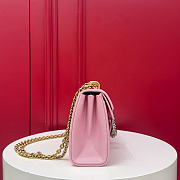 Fortok Gucci Dionysus Shoulder Bag Pink Leather 28 x 14 x 7cm  - 6