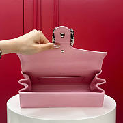 Fortok Gucci Dionysus Shoulder Bag Pink Leather 28 x 14 x 7cm  - 2