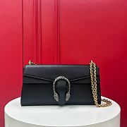 Fortok Gucci Dionysus Shoulder Bag Black Leather 28 x 14 x 7cm  - 1