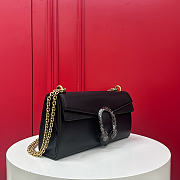 Fortok Gucci Dionysus Shoulder Bag Black Leather 28 x 14 x 7cm  - 6