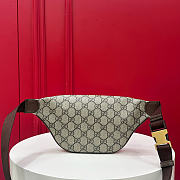 Fortok Gucci Ophidia Small Belt Bag Beige and Dark brown GG Supreme canvas 30 x 4.5 x 14cm - 4