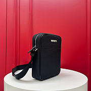 Fortok Gucci Tag small crossbody bag Black 14 x 4 x 20cm - 4