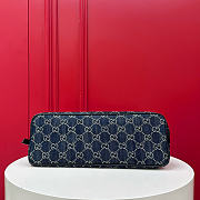 Fortok Gucci Madison medium shoulder bag blue GG denim 31 x 13 x 11.5cm - 5