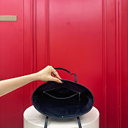 Fortok Gucci Tribeca Small Tote Bag Dark blue GG denim 25-19-11.5cm - 2
