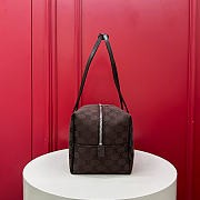 Fortok Gucci Melrose Medium Boston Bag Brown GG canvas 29 x 14 x 15cm - 3