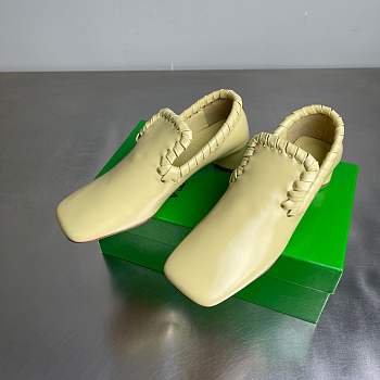 Fortok Bottega Veneta Sabato Slippers Alabaster Yellow 3.5cm