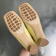 Fortok Bottega Veneta Sabato Slippers Alabaster Yellow 3.5cm - 2
