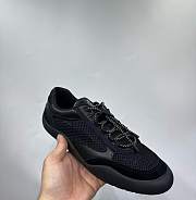 Fortok Prada Speedrock Men Sneakers Black Mesh and Leather - 3