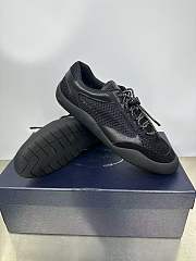 Fortok Prada Speedrock Men Sneakers Black Mesh and Leather - 5