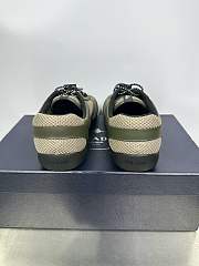 Fortok Prada Speedrock Men Sneakers Green Mesh and Leather - 6