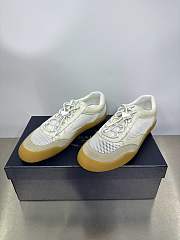 Fortok Prada Speedrock Men Sneakers White Mesh and Leather - 1